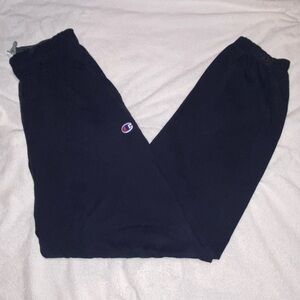 Champion Men's Dark Blue Athletic Pants